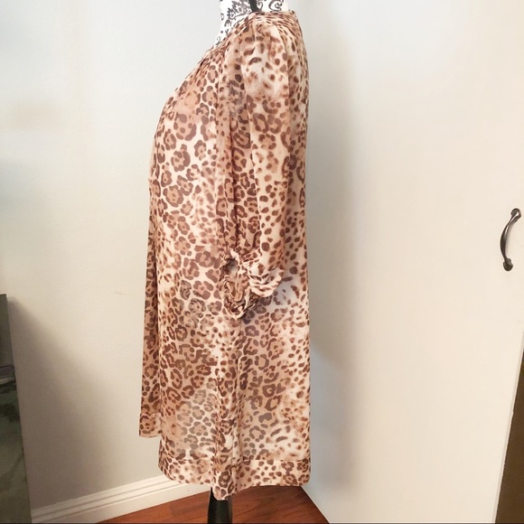 Eva Mendez for NY & Co Brown Leopard Dress - Picture 2 of 5